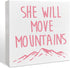 NKBINLILI Wooden Box Sign: She Will Move Mountains - Inspirational Girls Room Decor,