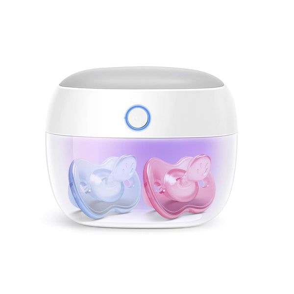 Papablic Portable Pacifier Sanitizer, UV Light Sanitizer Case On The Go for