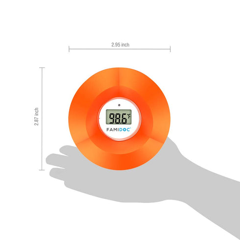 Famidoc Baby Bath Thermometer - Floating Toy Bath Tub Thermometers, Flower