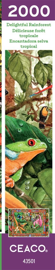 Ceaco - Parker Fulton - Delightful Rainforest - 2000 Piece Jigsaw Puzzle