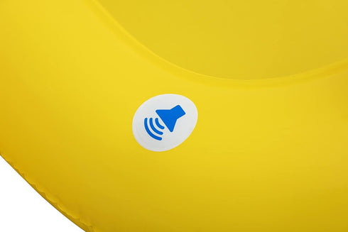 Inflatable Duck Baby Float with Speakers - Yellow Fun for Kids