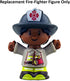 Replacement Part for Fisher-Price Little People to The Rescue Firetruck Playset - GGT34, Fire-Fighter Figure