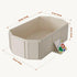 PandaEar Foldable Baby Bathtub, Large Collapsible Kids Bath Tub for Toddlers & Infants, Space-Saving Portable Bath