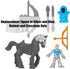 Imaginext Replacement Parts for Fisher-Price Honorable Archer Playset - Silver and Blue Figure with Helmet