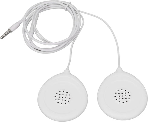 Shop Prenatal Belly Headphones for Women - Baby Heartbeat Monitor, Music Splitter & 12 Stickers - White.