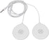 Shop Prenatal Belly Headphones for Women - Baby Heartbeat Monitor, Music Splitter & 12 Stickers - White.