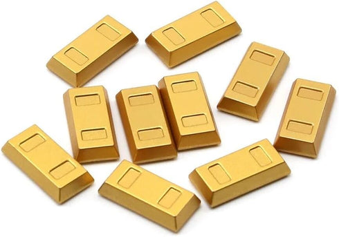 General Jim's Treasure Chest Gem Blocks, Jewel Chest, Gems, Diamonds, Bullion Gold Bar, Crystals, 100 Dollar Bill Cash