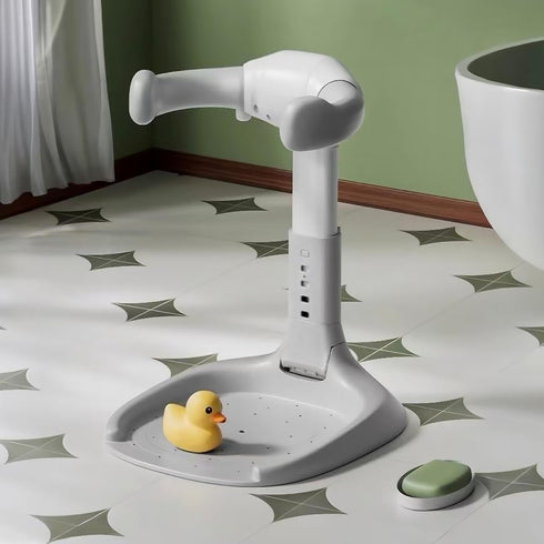 PandaEar Baby Shower Stand | Adjustable Baby Bath Stand with Safety Handle