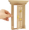 iLAND Dollhouse Door 1:12 Scale - Miniature Door with Handle & Knocker (Neoclassical Mini Door)