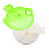 Accmor 2 Pack Baby Formula Dispenser for On-the-Go Feedings, Three-Compartment Non-Spill Formula Container to Go, Snack