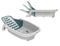 The First Years 4-in-1 Reclining Baby Bathtub Grows-with-Baby Adjustable Bath Seat Multi-Position