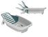 The First Years 4-in-1 Reclining Baby Bathtub Grows-with-Baby Adjustable Bath Seat Multi-Position