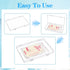 GRETJOB 8 7.48 5.11 0.67 Pcs Clear Flat Breast Milk Freezer Storage Organizer, Space Saving Breastmilk Freezer Tray