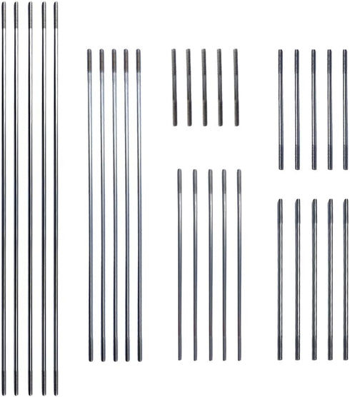 30Pcs M3 Pushrod Connector 304 Stainless Steel Rod Linkage for RC Model