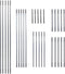 30Pcs M3 Pushrod Connector 304 Stainless Steel Rod Linkage for RC Model