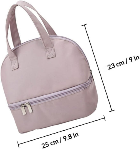 Portable Insulated Breast Milk Storage Bag for Babies, Waterproof Polyester Milk Bottle Pouch with Handle, Fresh