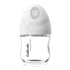 Gulicola Natural Small Glass Baby Bottle 3 oz, Very Slow Flow Nipple,