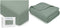 Muslin Fitted Crib Sheet and Baby Muslin Blanket Bundled by Comfy Cubs