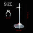 QINGZHE 22Pcs 11 13 Inch Adjustable Doll Stands, Plastic Doll Display Holders, Clear Action Figure Stand, Toy Dolls