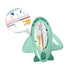Swimming Yardwe Bath Water Thermometer Floating Cartoon Plane Shape Accurate Temperature Gauge for Bathtub Pool Green
