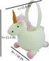 DearSun 3D Unicorn Plush Basket, Cute Candy Bucket for Kids Gift Party Decoration, Halloween Trick or Treat Baskets,