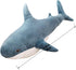 XIYUAN 39.3-Inch SharkPlush Toy Giant SharkStuffed Animal Soft SharkPillow Cushion Shark Plush Pillow Chubby Stuffed