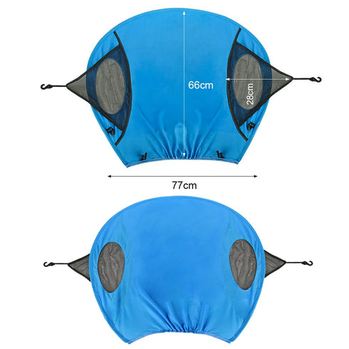 Universal Stroller Sun Cover, UV Protection Baby Stroller Shade, Blackout Blind Canopy, Blue