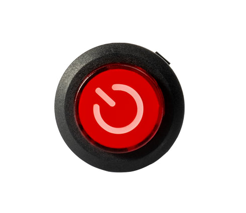 2pcs WEELYE 6V 12V Bumper Cars Push Button Red Circle Power Start Switch for Kids Electric Ride-On Car Parts