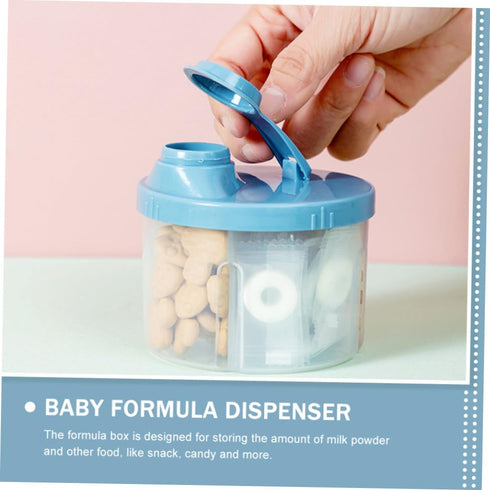 Set 2 of Portable Formula Dispenser Containers - Ideal for Milk Powder & Snacks