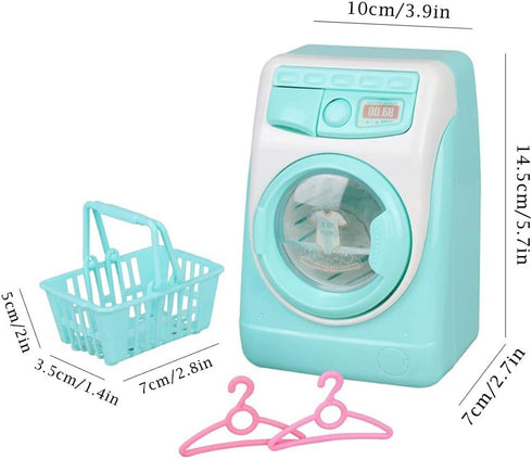 Coherny Miniature Dollhouse Kitchen Washing Machine Toy for Kids