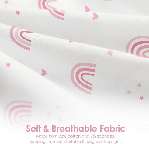 0-2 Pack 2) Baby Swaddle Months, Cotton Arm-In Zipper Sleep Sack, Wearable Blankets Wrap for Newborn Infant Girls (Bow
