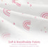 0-2 Pack 2) Baby Swaddle Months, Cotton Arm-In Zipper Sleep Sack, Wearable Blankets Wrap for Newborn Infant Girls (Bow
