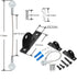 Furniture Anchors Anti-Tip Kit (4 Pack) for Baby Proofing, Secure 400 lbs Cabinet with Wall Anchor Safety Strap