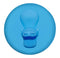 Hippo Tub Stopper, Soft Silicone Bathrub Drain Plus, Baby and Toddler Bathtime Accessory (Blue)