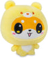 5-Inch TeeTurtle Cloudheads Mochi The Shiba Inu Dog Plush - Pineapple Cake Scented Teddy Berries Stuffed Animal