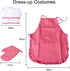 Acekid Set Kids,11pcs Chef for Kitchen Costume Role Play Kits, Girls Apron with Chef Hat,Cooking Mitt and Cookie