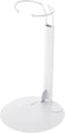 Plymor DSP-60W White Adjustable Doll Stand, Pack of 6, fits 10-14 inch Dolls, Waist 2-2.5 inches Wide
