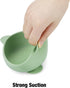 PandaEar 3 Pack Baby Suction Bowls - Stay Put Silicone Food Bowl for Babies Led Weaning, BPA-Free (Blue/Green/Brown)