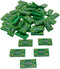 50 Pcs Tiles 1x2 with 100 Dollar Bill Money Print Green, Bulk