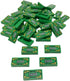 50 Pcs Tiles 1x2 with 100 Dollar Bill Money Print Green, Bulk