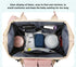 zepingminn Backpack, Diaper Bag Multifunctional Travel Baby Bag with Changing Pad, Insulated Bottle Holders, Pacifier