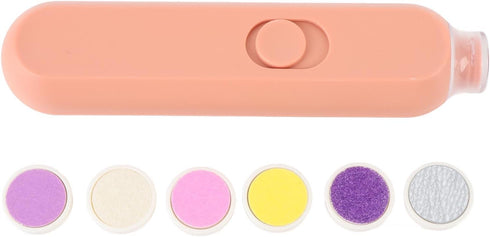 ZJchao Trimmer Electric Baby Nail Clipper Gentle Nail with Night Light for Newborns (Orange)