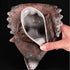 Gemini&Genius Large Triceratops Dinosaur Hand Puppets, Realistic Soft Rubber Dino Head Role Play Toy for Kids and