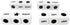 Ahoper 12 16mm Right Left Center Dice Only Dices Prime Dice Game six sided Standard Size, Easy to Grip