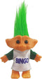 Vintage Troll Dolls Retro Chromatic Doll for Collections, Arts and Crafts, Party Favors - 7.5" Tall (Green)