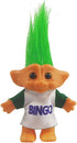 Vintage Troll Dolls Retro Chromatic Doll for Collections, Arts and Crafts, Party Favors - 7.5" Tall (Green)