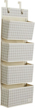 3 4 2 Sprouts Over the Door Organizer -Hanging Baby Organizers & Storage with Large Pockets & Hooks for Baby Clothes