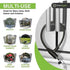 Urban August Child-Proof Refrigerator Lock for Kids & Adults, Lock for French Door Fridge and Cabinet (Regular, Black)