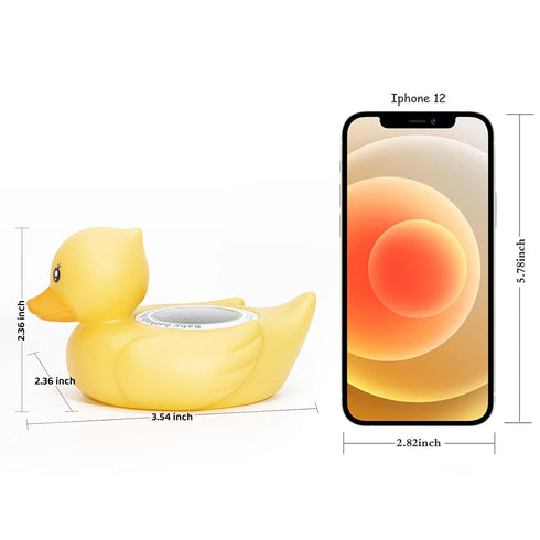 Baby Bath Thermometer, Bath Temperature Duck Toy for Newborns, Infant Bath Essentials, Water Temperature Gauge
