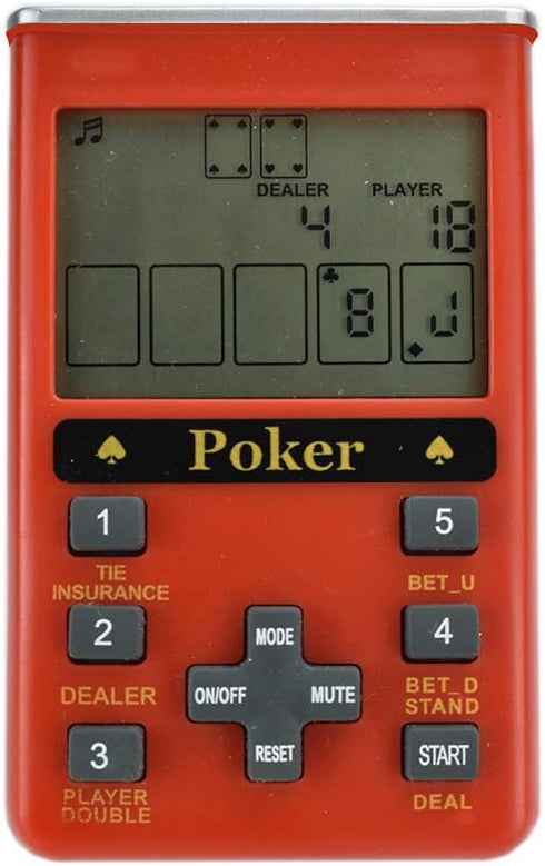 Electronic Poker Game, Handheld 7 in 1
